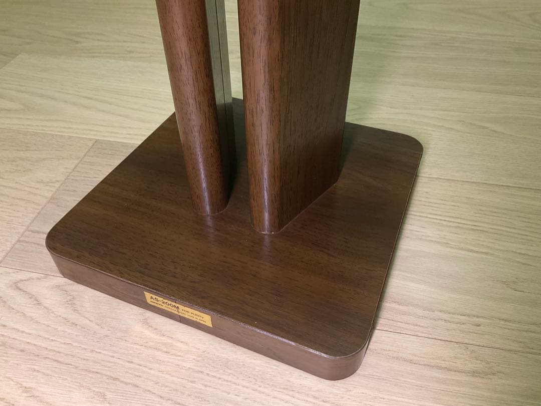 ONKYO スピーカースタンド AS-200M 木目調　ダークブラウン