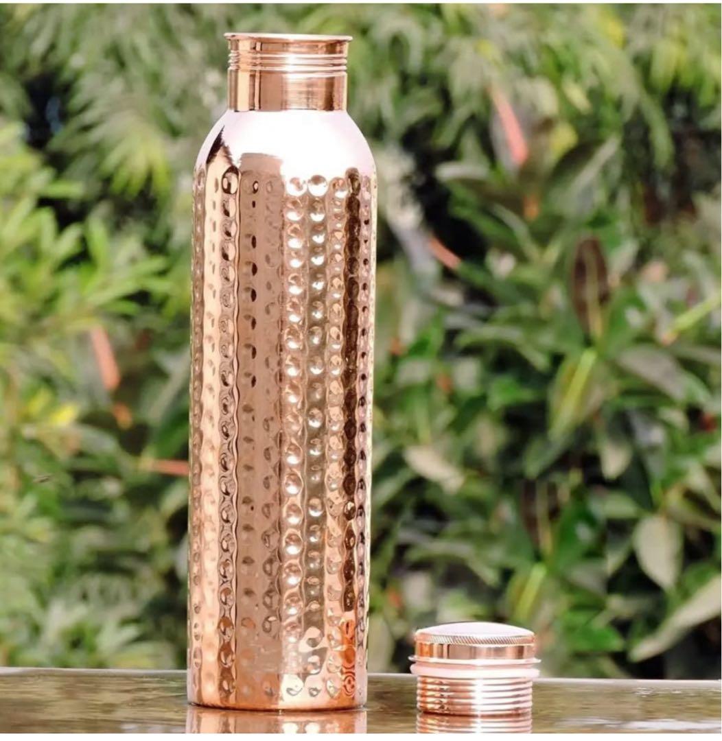 銅製ハンマード水筒950 ml新品