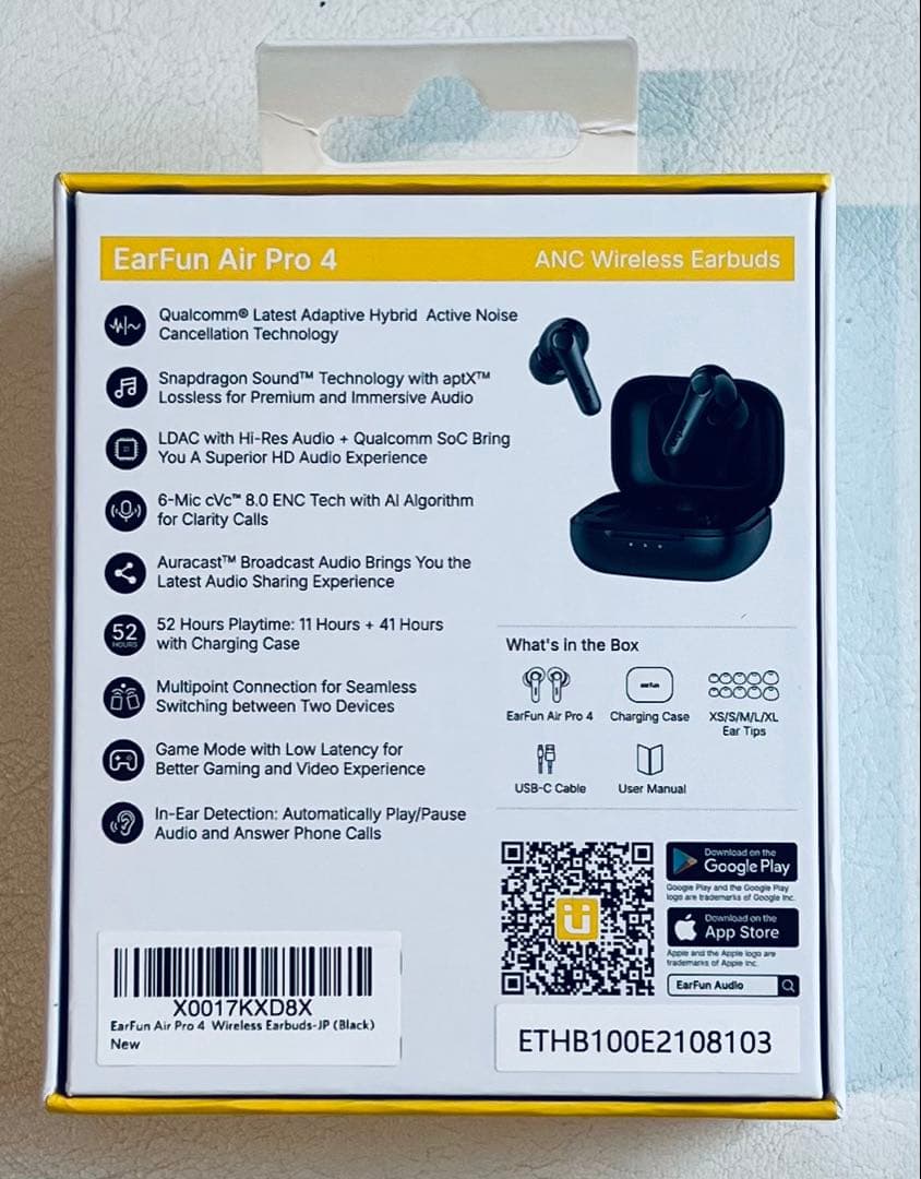 イヤホン EarFun Air Pro 4