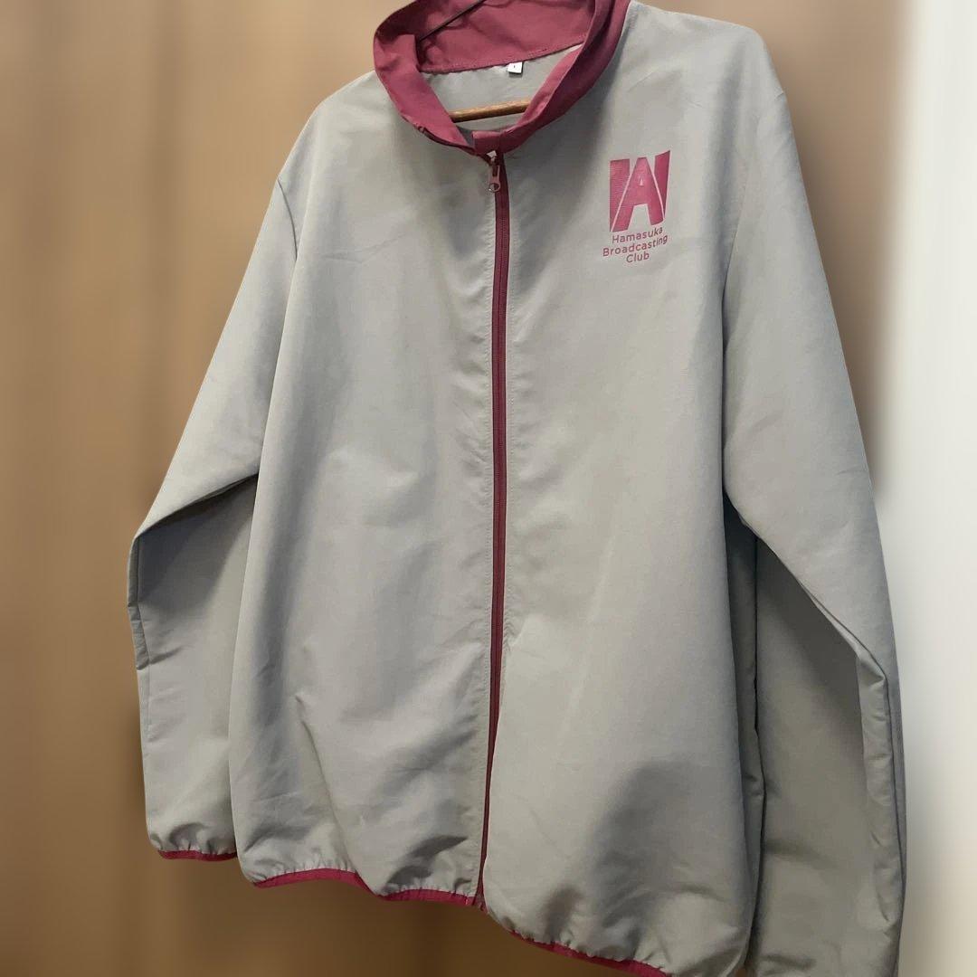 ハマスカ放送部 ジャンパー（Ｌサイズ）と ランダムワッペンキーホルダー（3点）