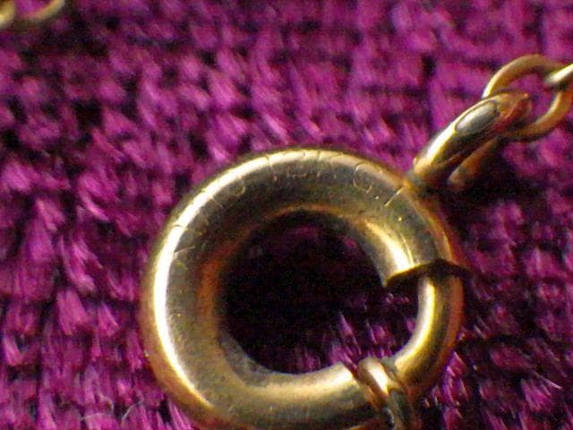 【1940年代頃】USN 米海軍 12K金張 ミリタリー ヴィンテージネックレス