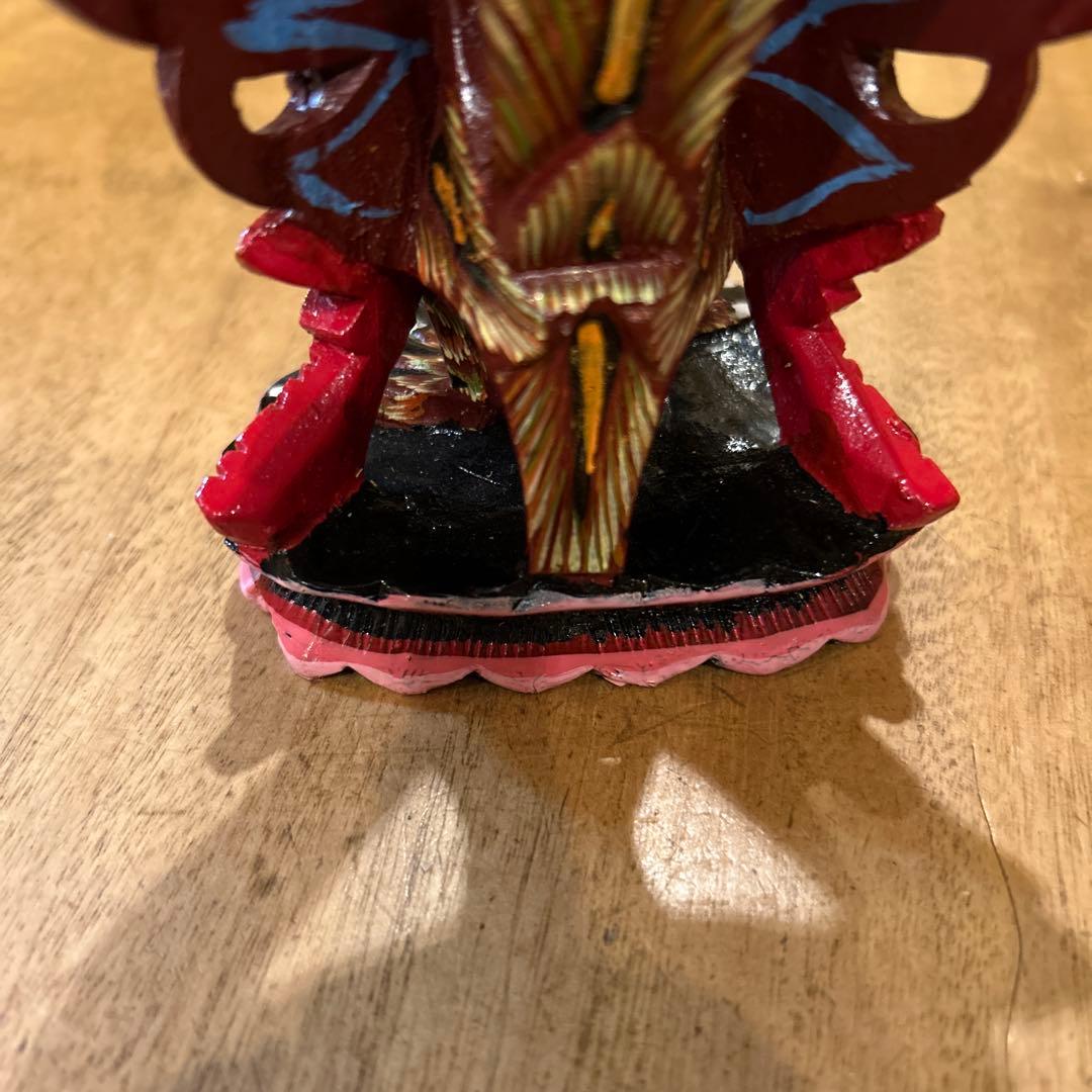 バリ島 神話の鳥 ガルーダ 木彫り彫刻 オブジェ 魔除け