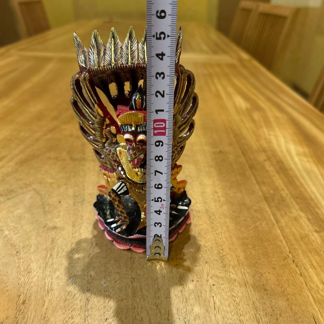 バリ島 神話の鳥 ガルーダ 木彫り彫刻 オブジェ 魔除け