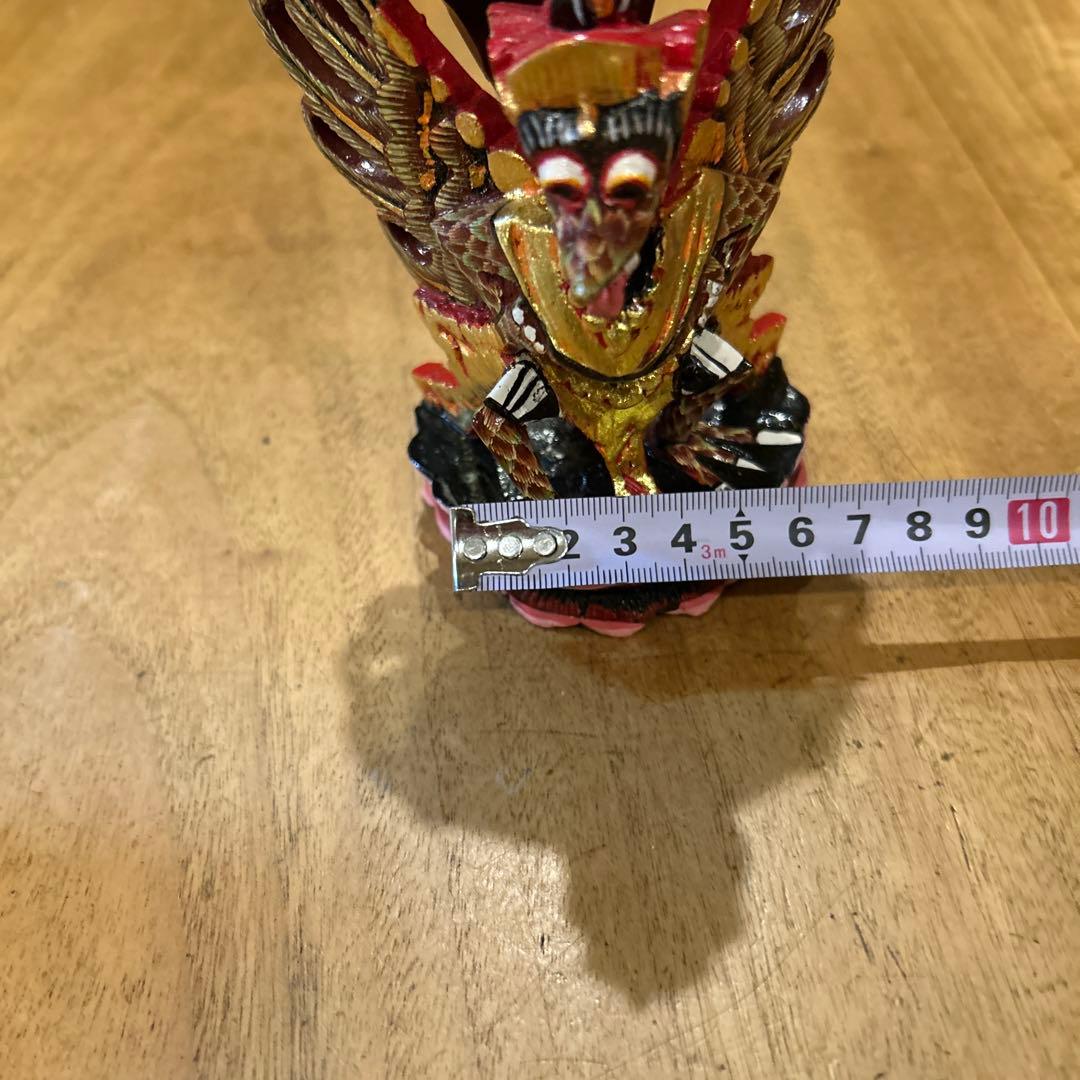 バリ島 神話の鳥 ガルーダ 木彫り彫刻 オブジェ 魔除け