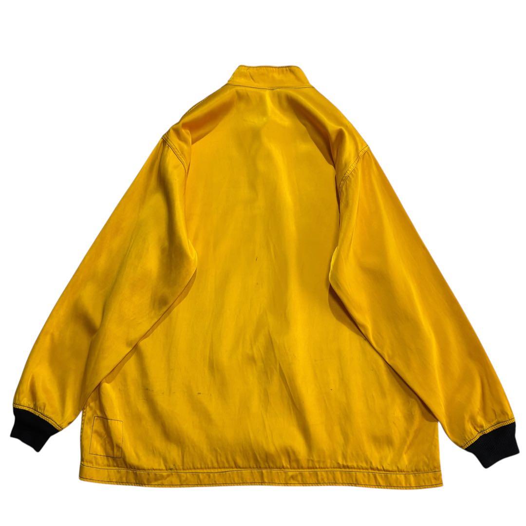 60s USNAVY フライトデッキクルー サマージャケット XL 黄色 黒