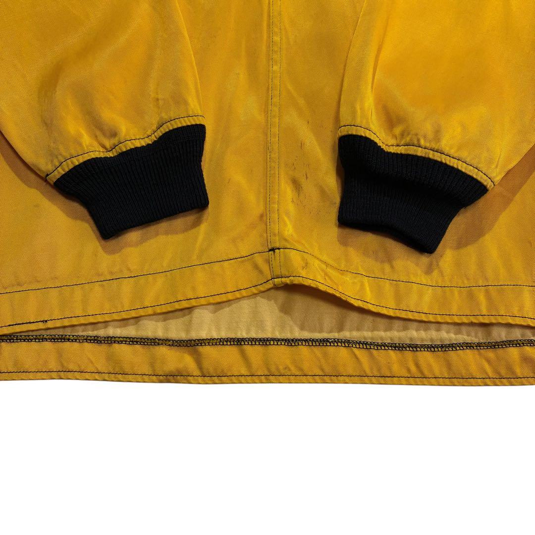 60s USNAVY フライトデッキクルー サマージャケット XL 黄色 黒