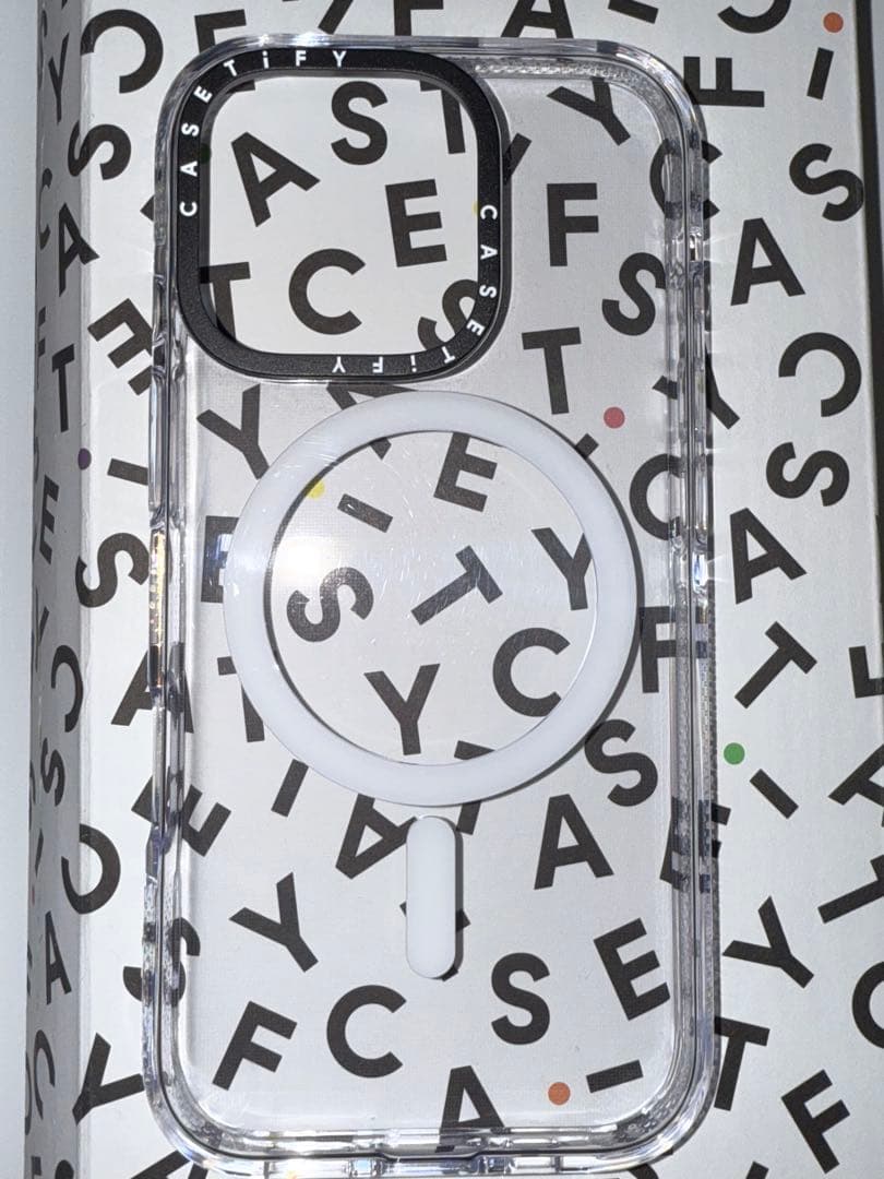 【中古美品】CASETiFY iPhone16Pro用クリアケース 最終値下げ