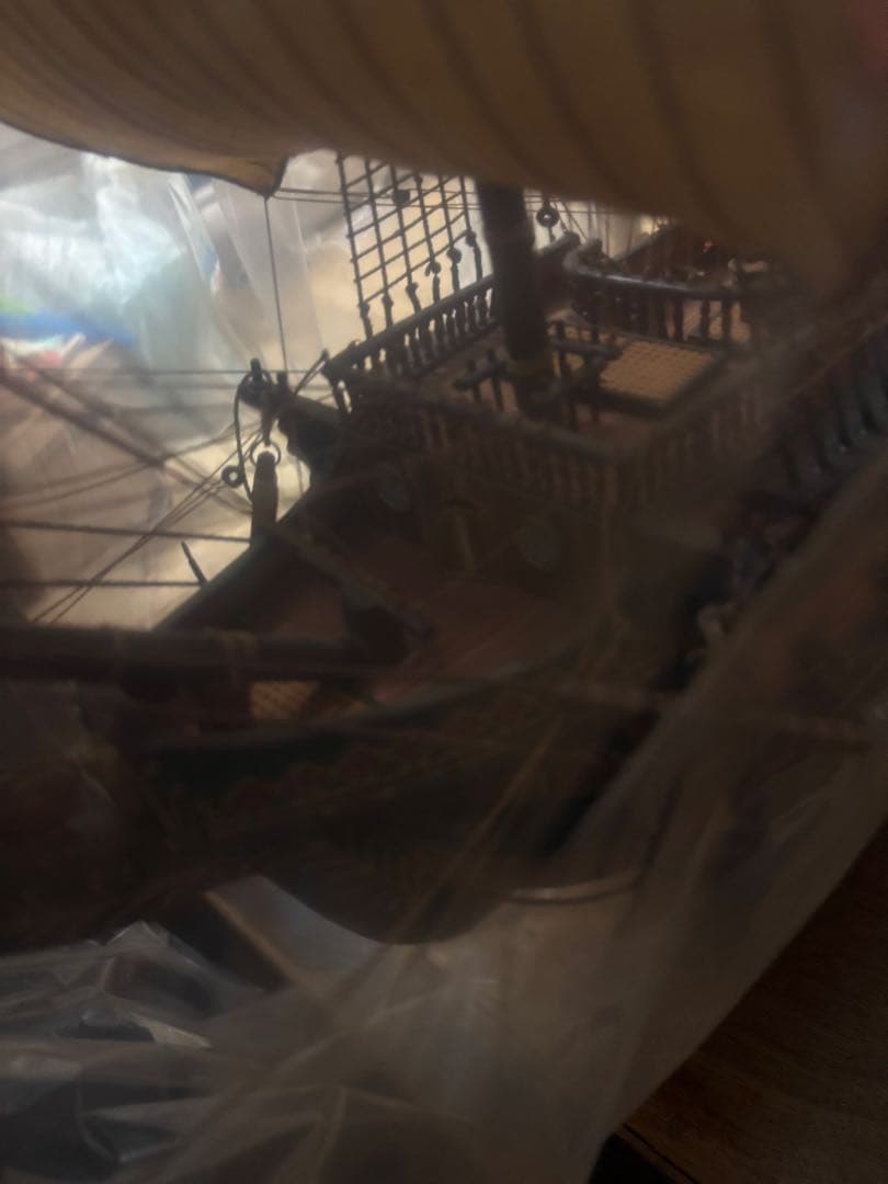 18〜19世紀のHMS Victory系の戦列艦　大型帆船模型 木製手作り