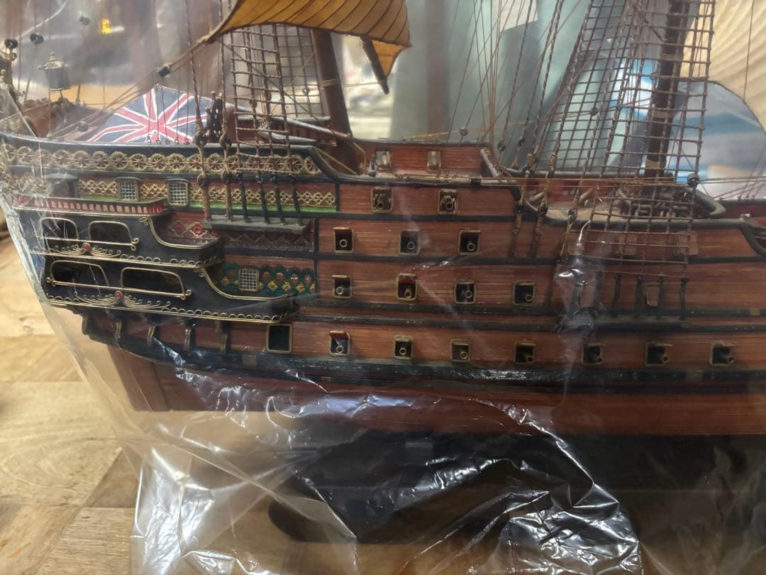 18〜19世紀のHMS Victory系の戦列艦　大型帆船模型 木製手作り