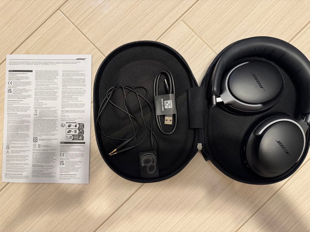 Bose QuietComfort Ultra ワイヤレスヘッドホン【中古】黒