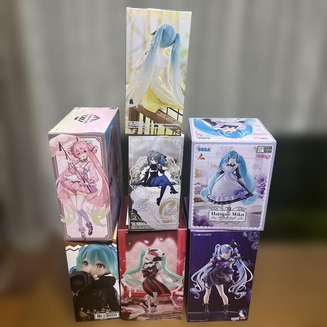 美少女　初音ミク　最新含むプライズフィギュア　 まとめ売り
