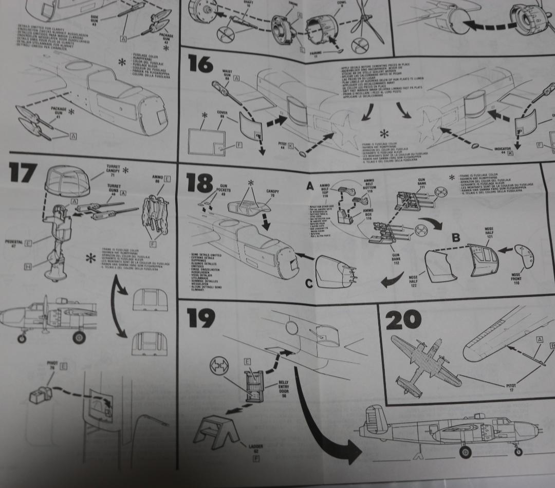 モノグラム製　ノースアメリカンＢー２５Ｊミッチェル　1／４８　プラモデル　未組立