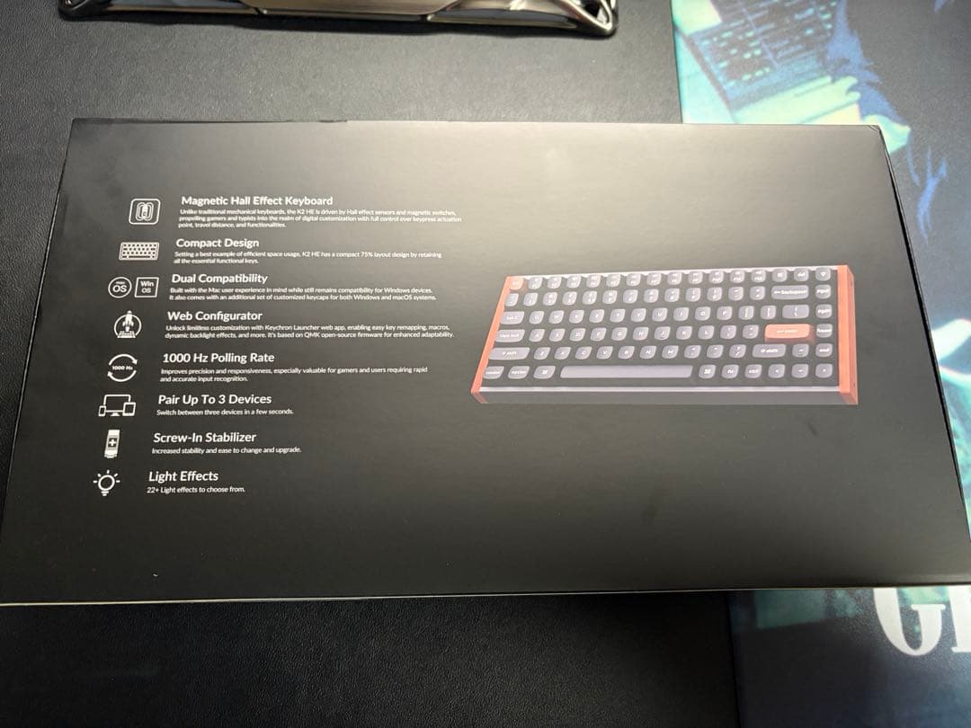 Keychron K2 HE 英語配列