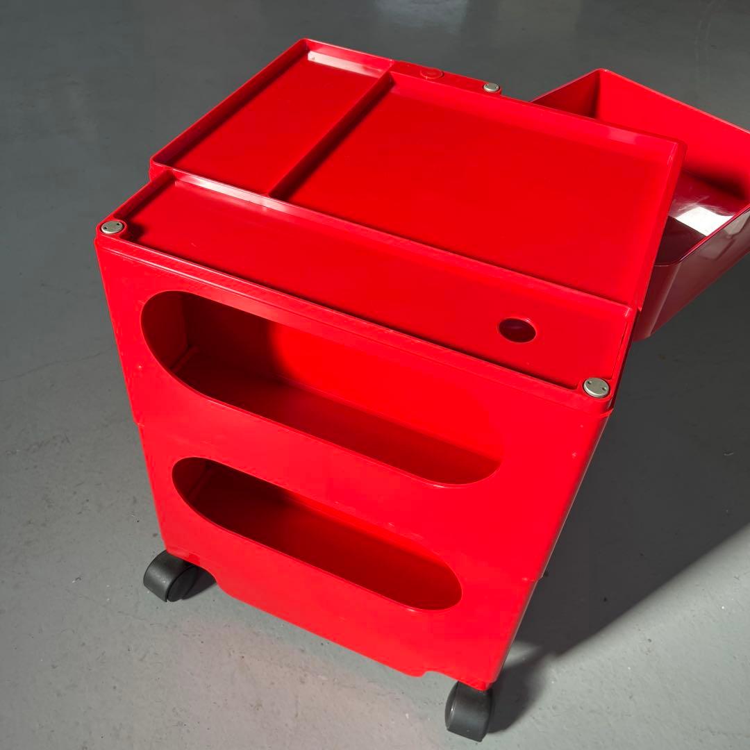 【正規品】Joe Colombo B-LINE ボビーワゴン 2段 レッド