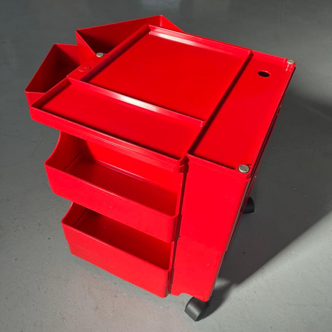 【正規品】Joe Colombo B-LINE ボビーワゴン 2段 レッド