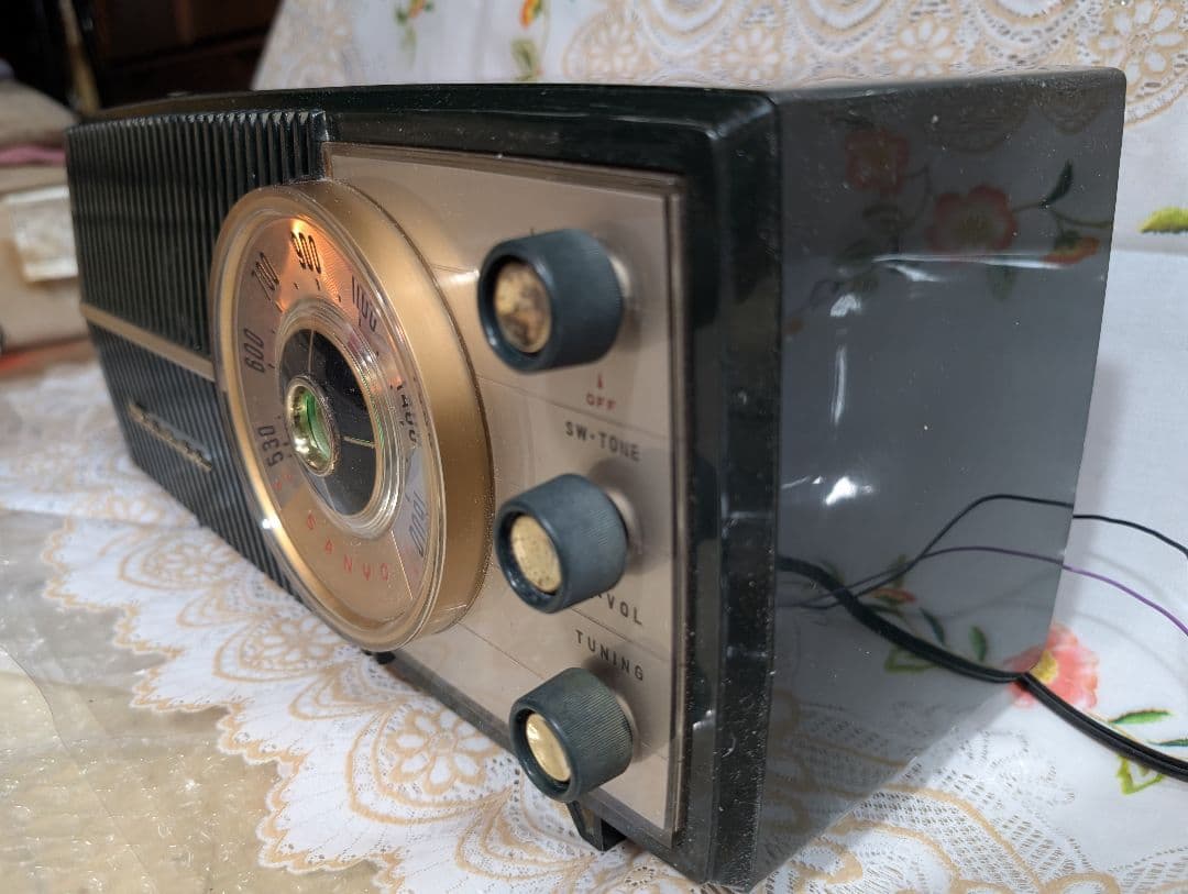 サンヨーSS-70 真空管ラジオ　bluetooth付昭和レトロマイラジオ