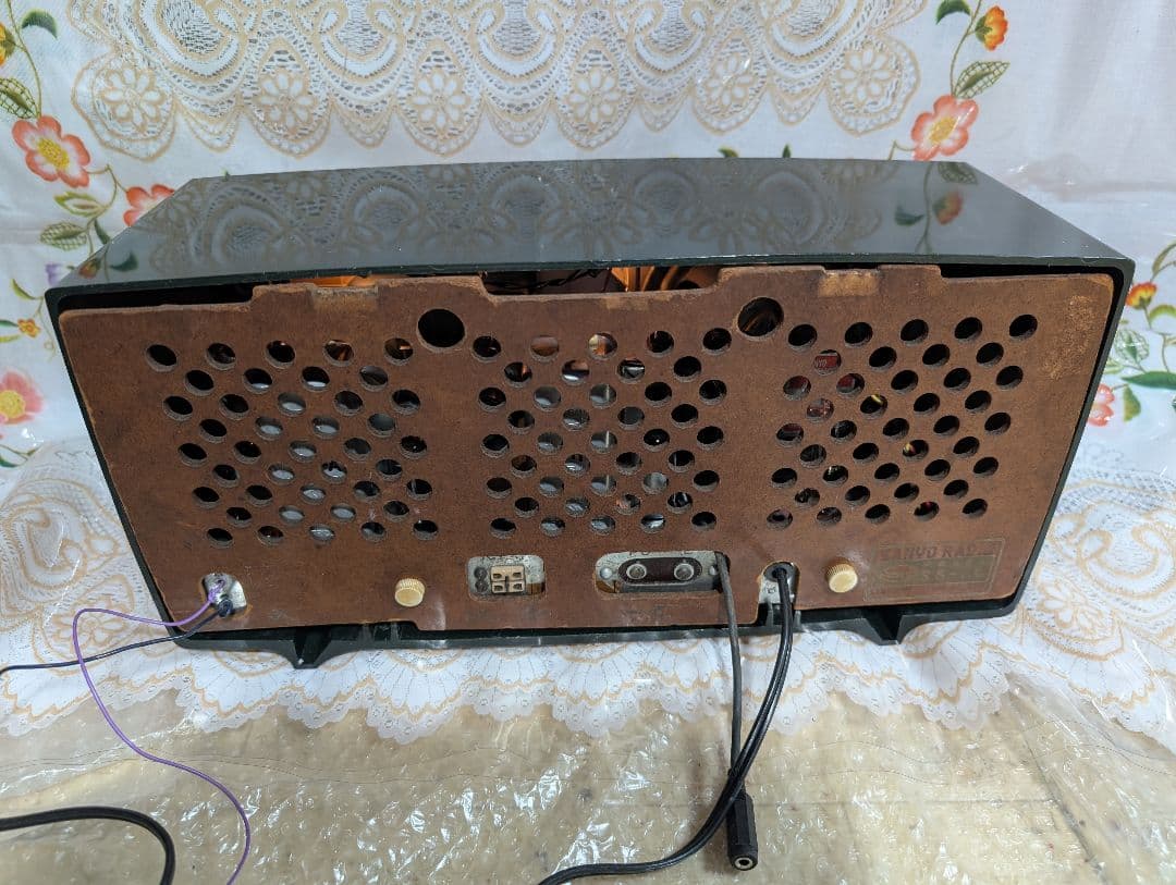 サンヨーSS-70 真空管ラジオ　bluetooth付昭和レトロマイラジオ