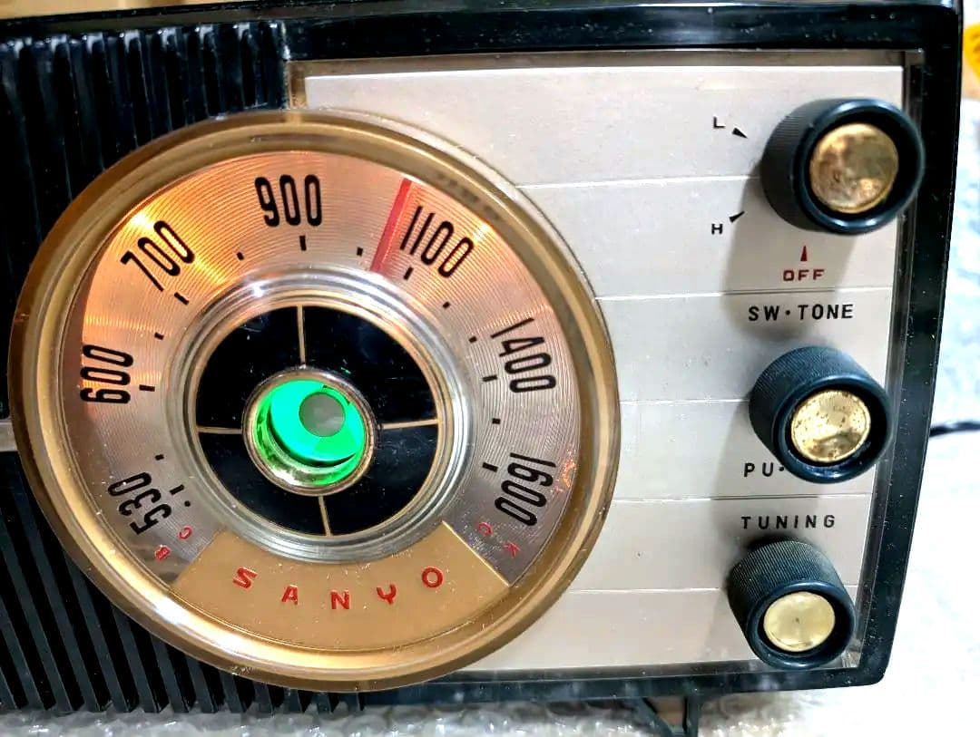 サンヨーSS-70 真空管ラジオ　bluetooth付昭和レトロマイラジオ