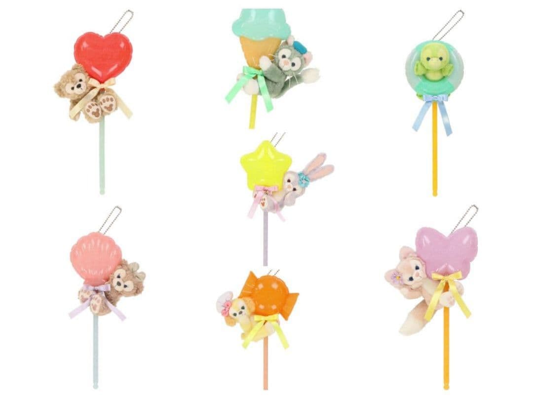 東京ディズニーシー　ダッフィー＆フレンズ　ぬいぐるみ　スティック　７点セット