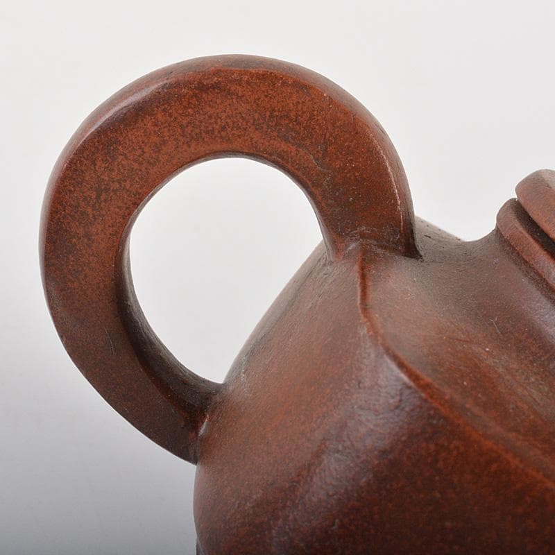 中国　除友泉製　紫砂　朱泥　急須　茶壷　N　6636