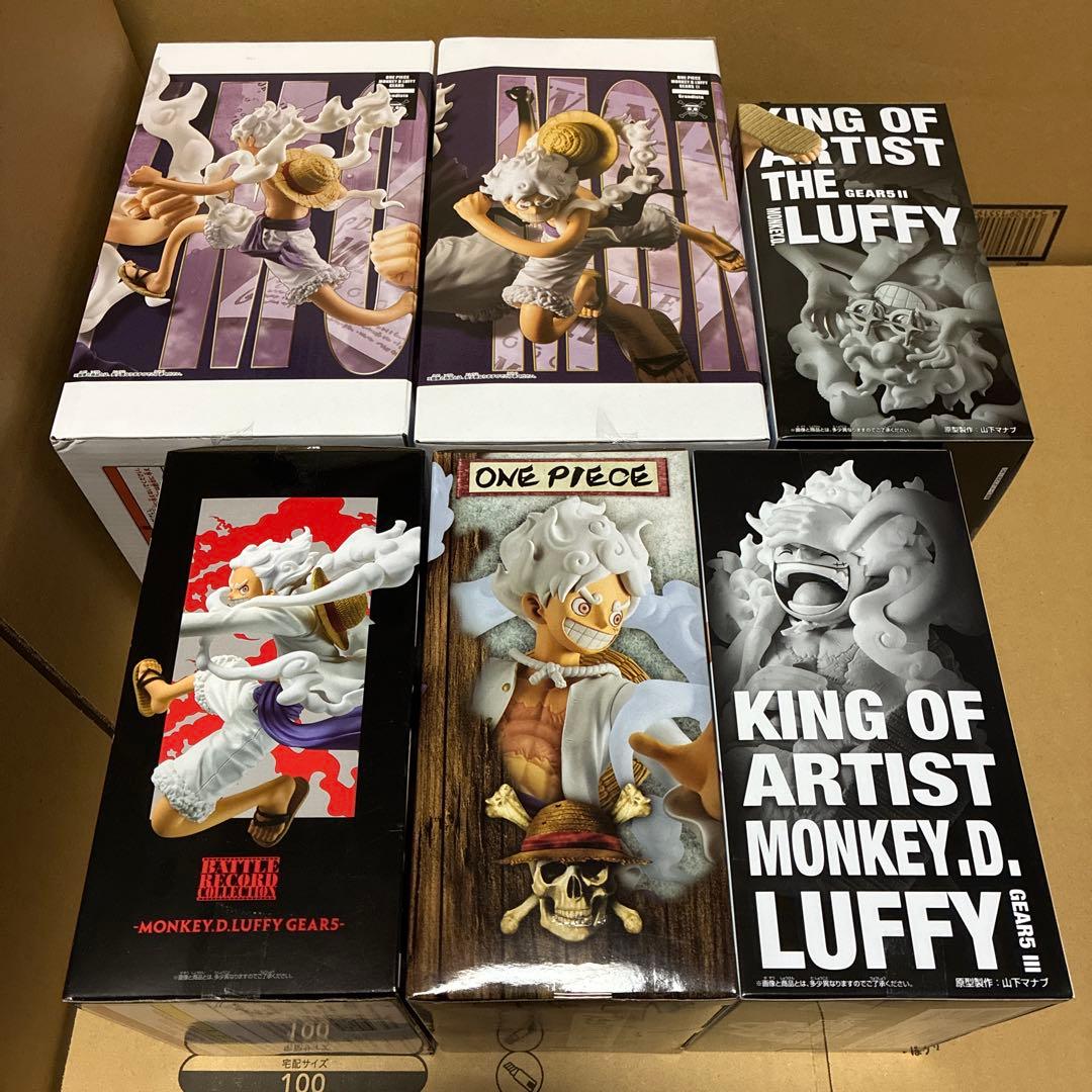 ワンピース ルフィ ギア5 フィギュア　6個　まとめ売り　新品未開封