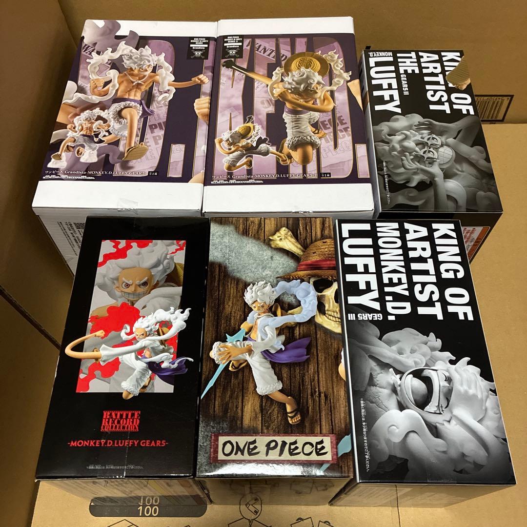 ワンピース ルフィ ギア5 フィギュア　6個　まとめ売り　新品未開封