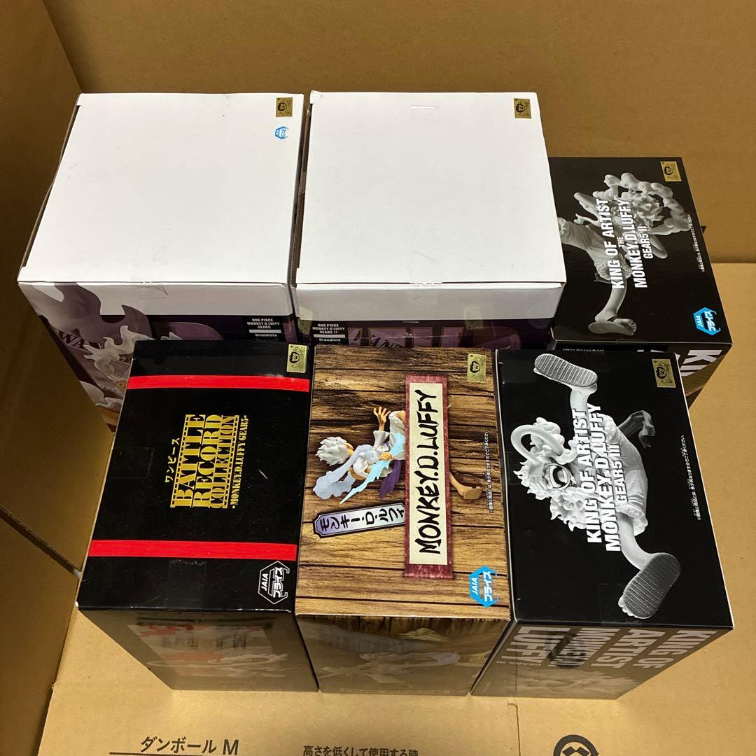 ワンピース ルフィ ギア5 フィギュア　6個　まとめ売り　新品未開封