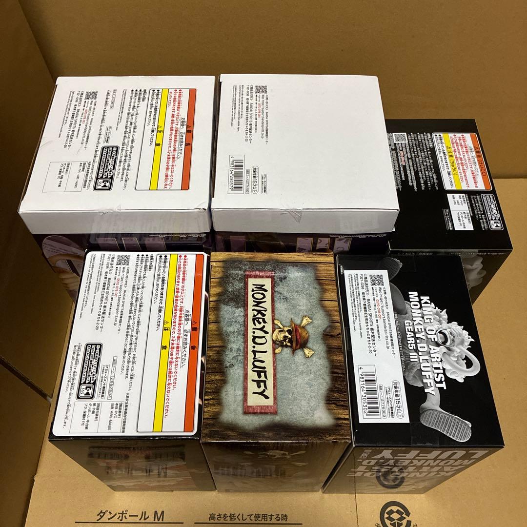 ワンピース ルフィ ギア5 フィギュア　6個　まとめ売り　新品未開封