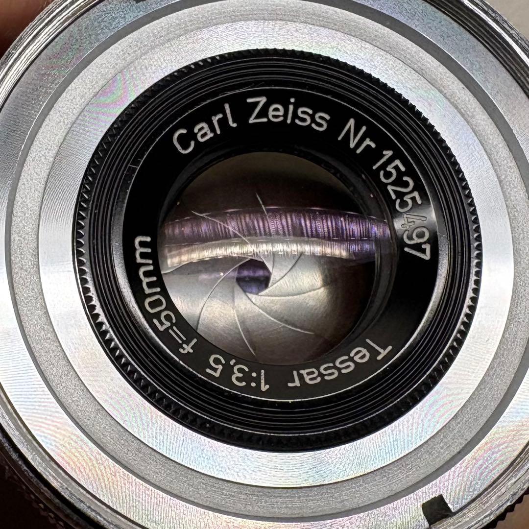 美品 Carl Zeiss Tessar 50mm F3.5 contax RF