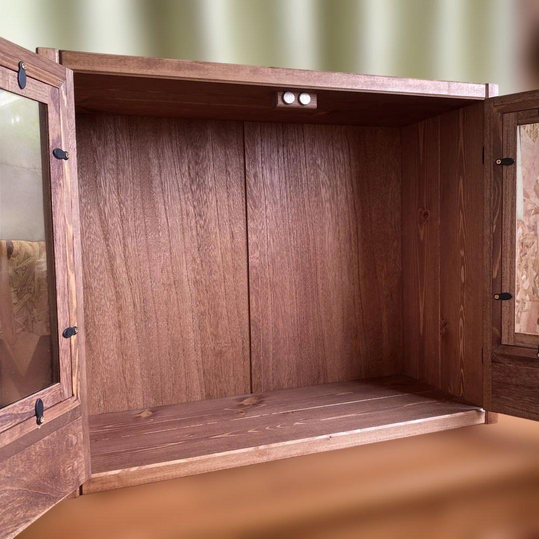 みさぽーママ　人形用木製収納ケース　ハンドメイド　アイシードール　ブライス