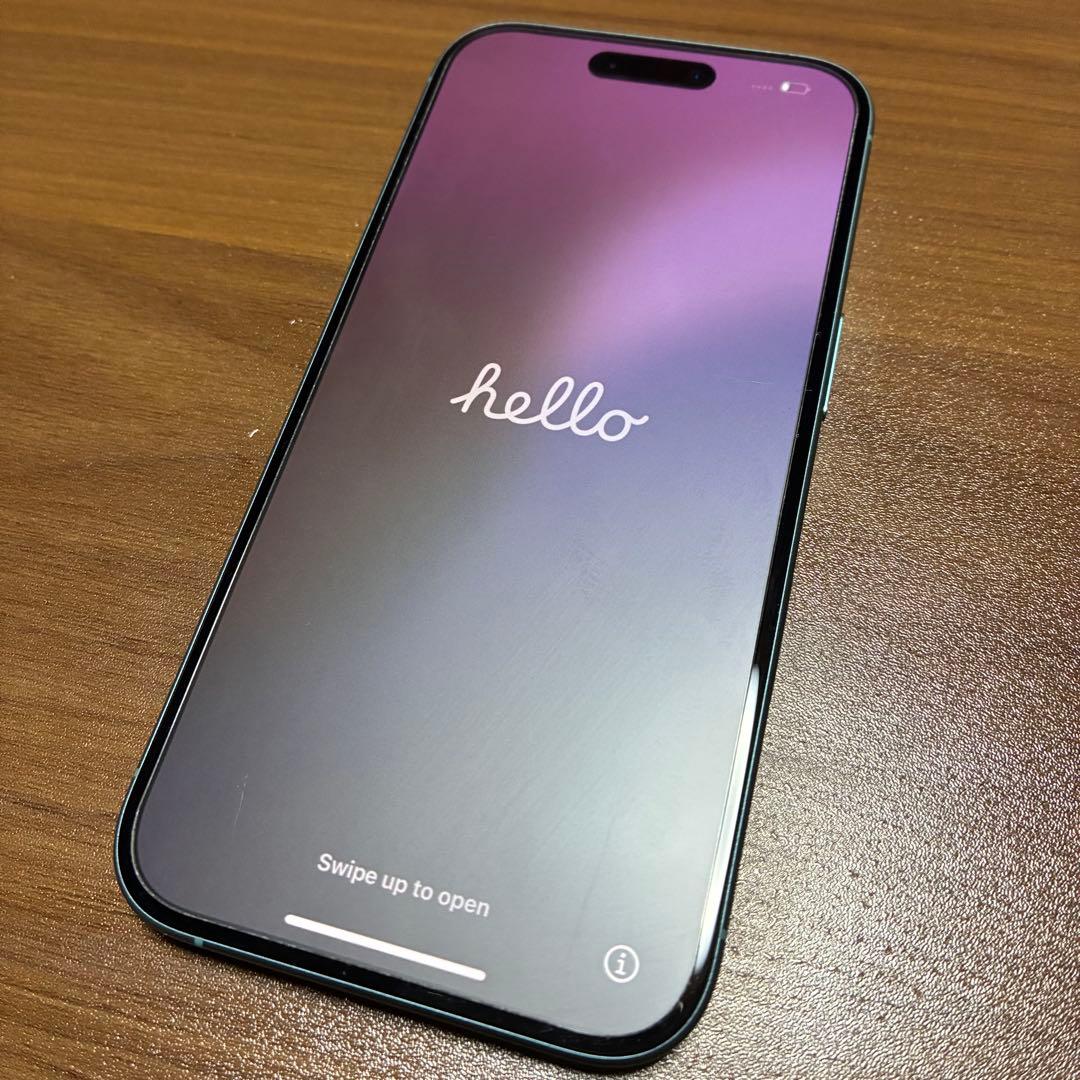 美品 iPhone16 128GB バッテリー100% SIMフリー ティール