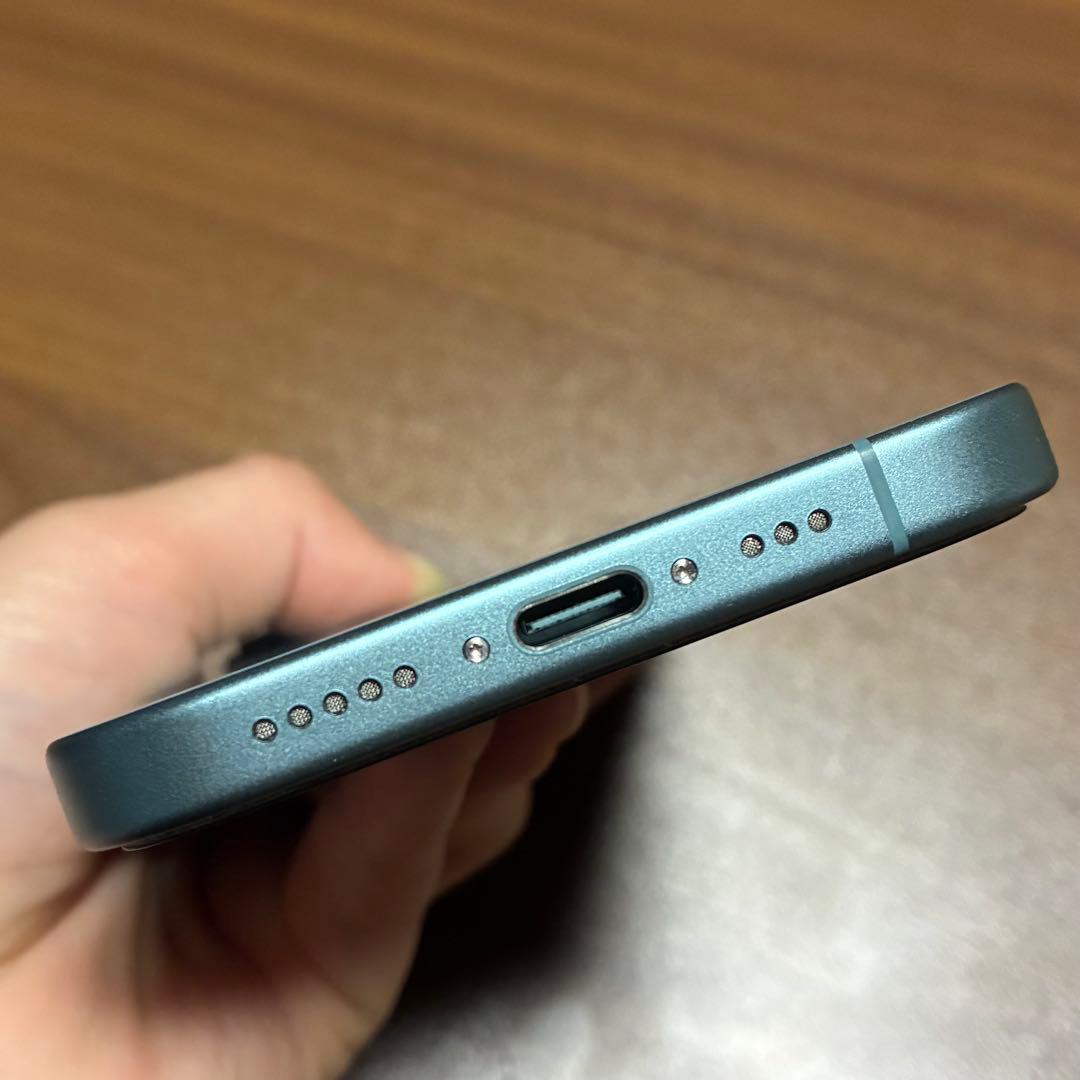 美品 iPhone16 128GB バッテリー100% SIMフリー ティール