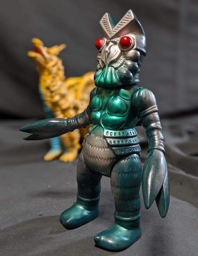 バルタン星人＆ドドンゴ「ウルトラマン」登場怪獣（ブルマァク復刻）ソフビ２体セット