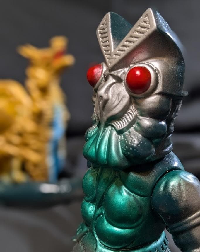 バルタン星人＆ドドンゴ「ウルトラマン」登場怪獣（ブルマァク復刻）ソフビ２体セット