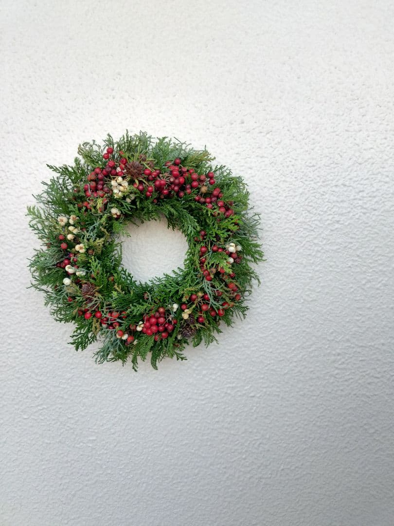 ドライフラワー＊クリスマスリース