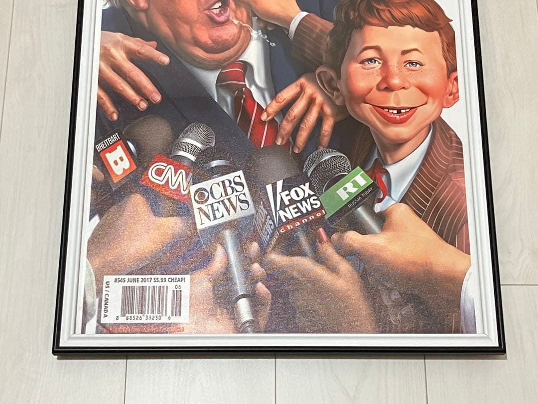 【額縁付き】A2 ポスター MAD Magazine マッドマガジン トランプ