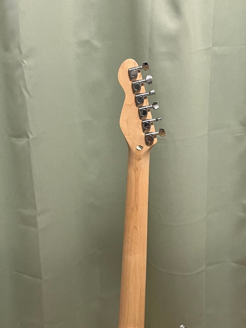 ブラックエレキギター シングルコイルSELDER