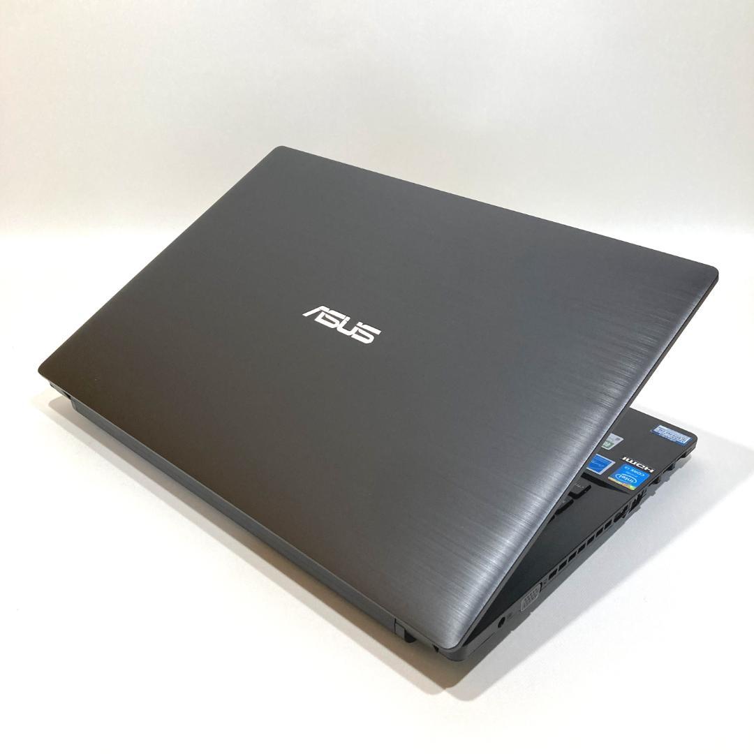 初心者向け✨カメラ付・スリム・DVD✨黒✨すぐ使えるノートパソコン◇D437-1