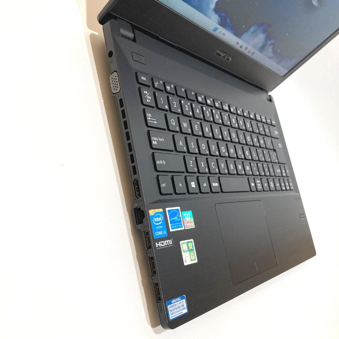 初心者向け✨カメラ付・スリム・DVD✨黒✨すぐ使えるノートパソコン◇D437-1