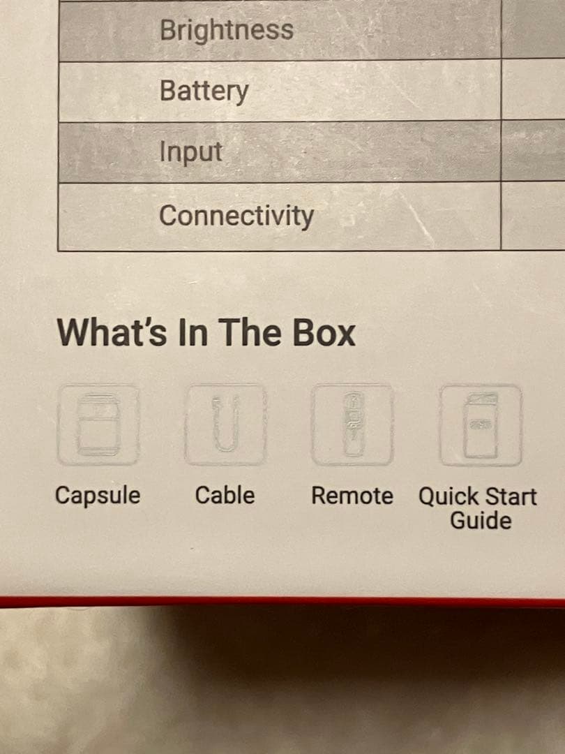 Anker Nebula Capsule プロジェクター　D4111512