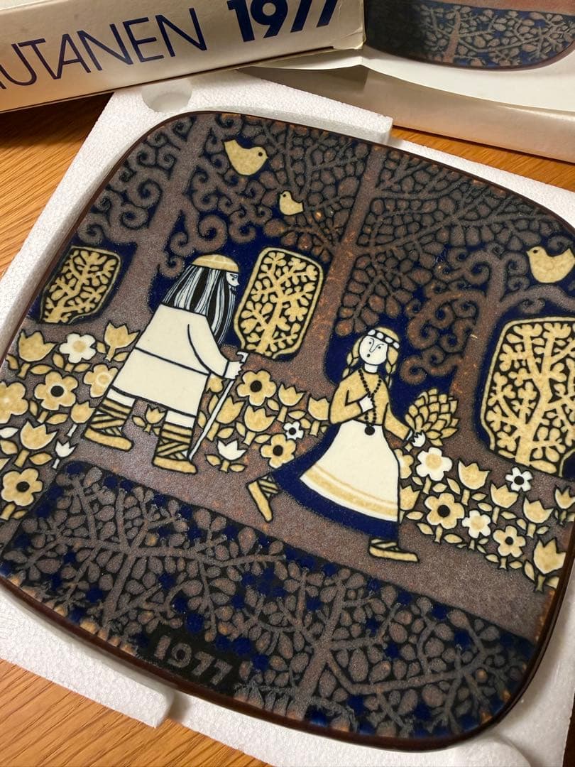 【箱付き】　アラビア　ヴィンテージ　プレート　ARABIA ビンテージ　カレワラ