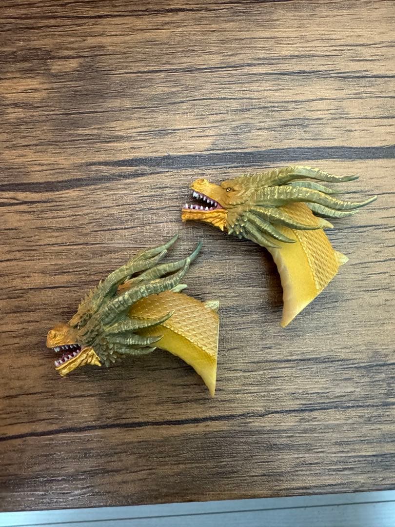 一番くじゴジラ キングギドラモンスター ヘッドマグネット2体