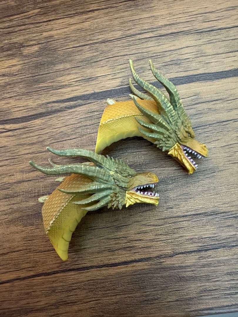 一番くじゴジラ キングギドラモンスター ヘッドマグネット2体