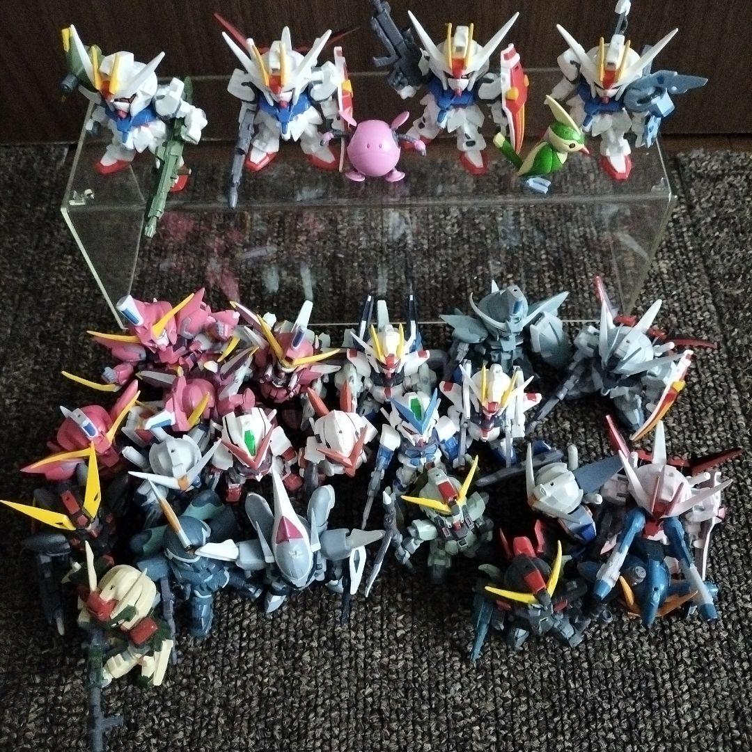超希少！ガンダムSEEDミニフィギュアキーホルダーセット28体 キーホルダー無し