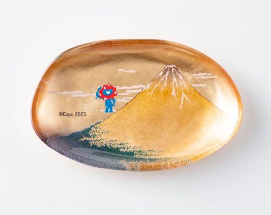 未開封　箔一　ミャクミャク　金箔 箔名画 ガラストレー　小皿　大阪万博 会場限定