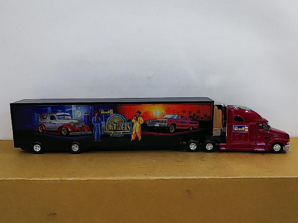 レベル 1/64 ローライダー ロングホーラー トレーラーインパラギャングスター