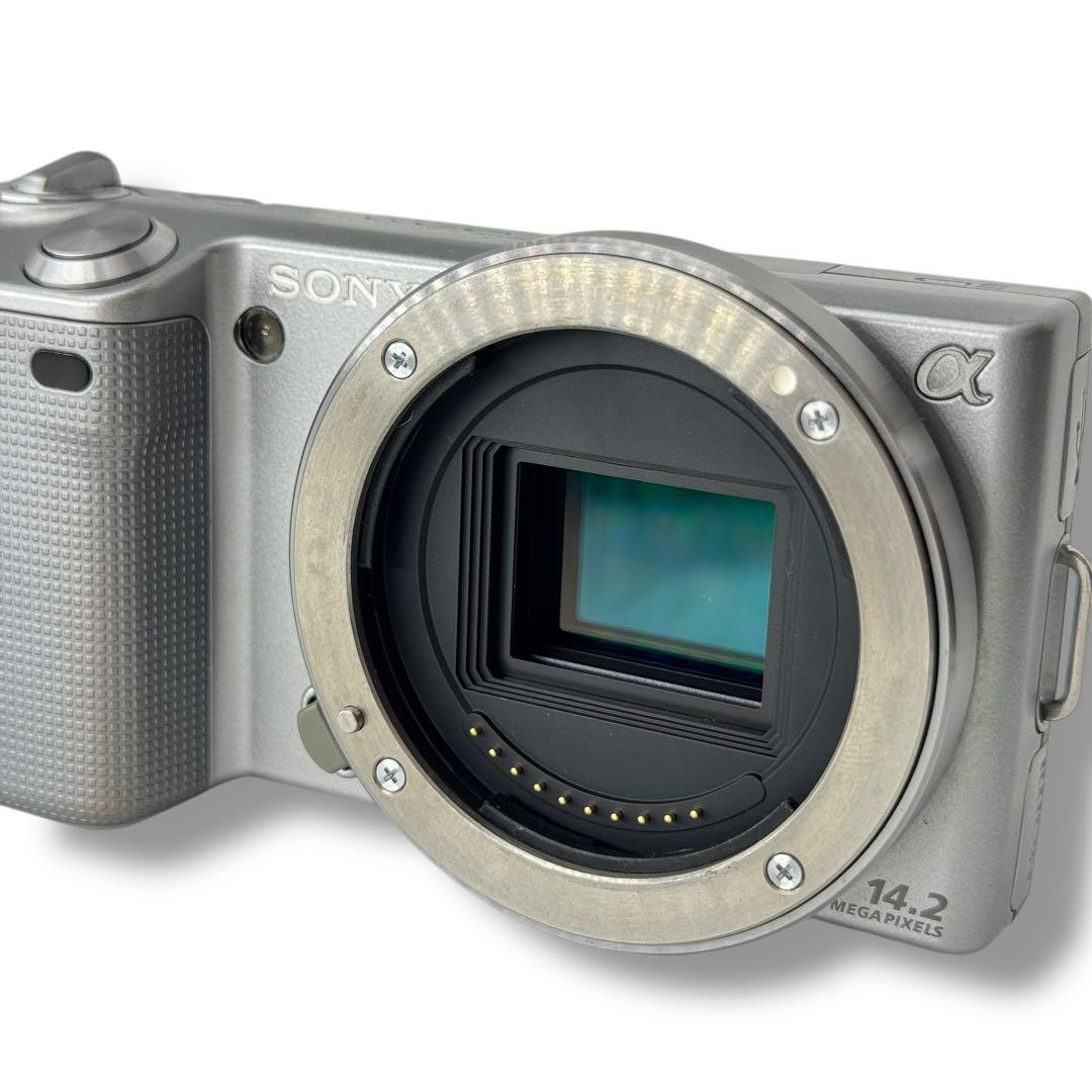 SONY ミラーレス一眼カメラ α NEX-5 ボディ 単焦点レンズ