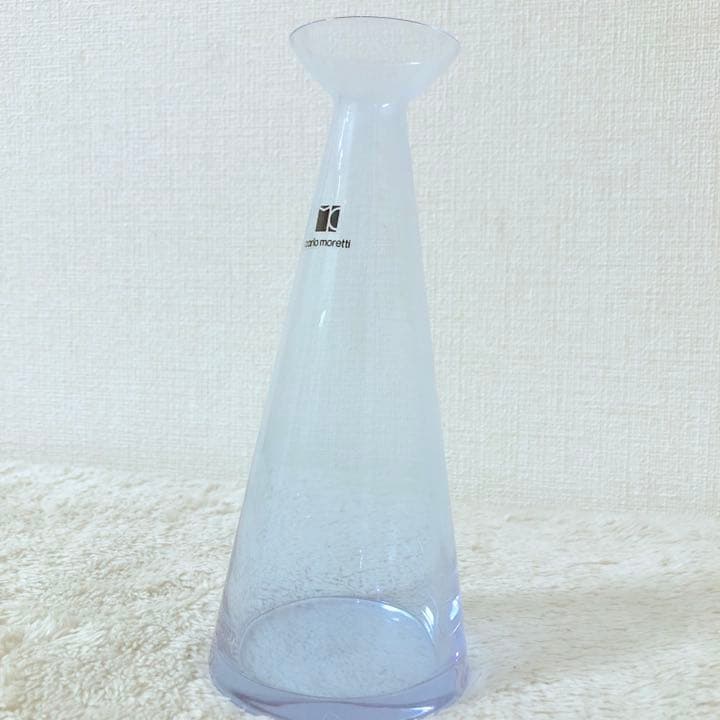 新品✴︎carlo morettiカルロ・モレッティ 花瓶フラワーベースパープル紫