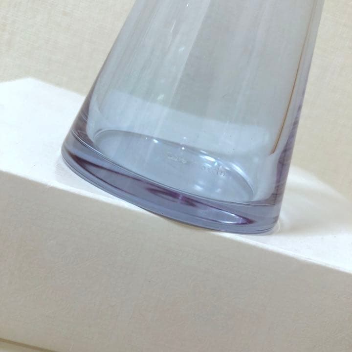 新品✴︎carlo morettiカルロ・モレッティ 花瓶フラワーベースパープル紫