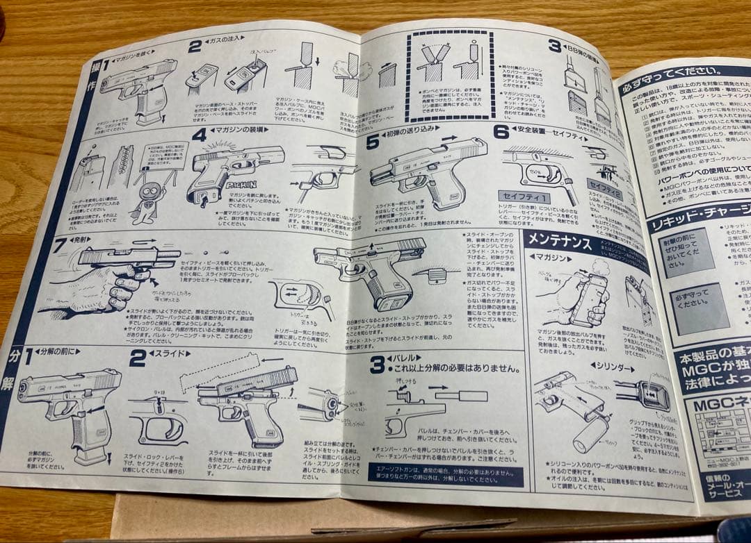 値下げ美品　MGC グロック19 AIR SOFT GUN 長期保管品